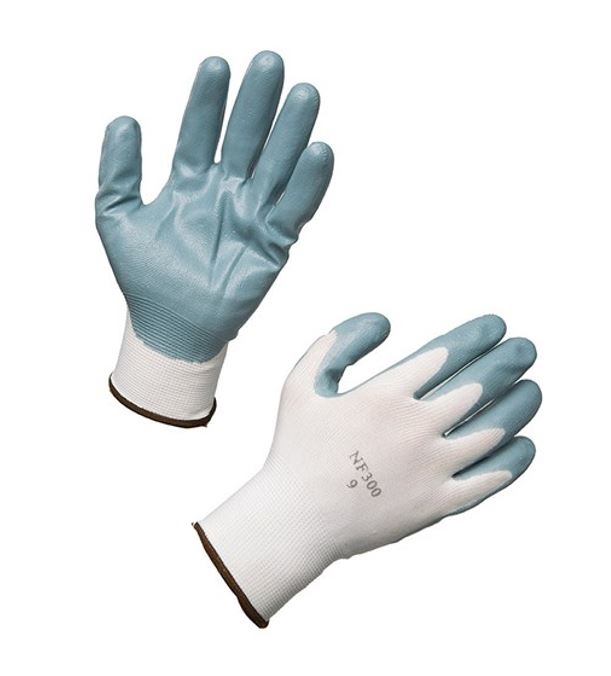 AMMEX Nitrile Dipped Nylon Work Gloves